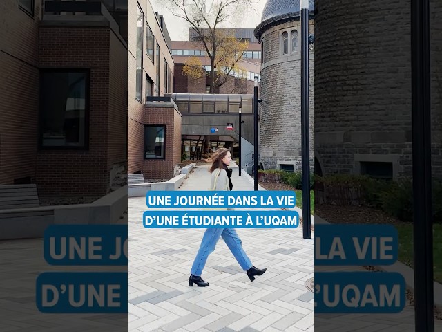 Suivez Shana (science politique) dans sa journée à l&rsquo;UQAM
