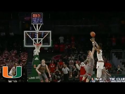 Miami's Lonnie Walker Hits Game-Winning 3 vs. BC