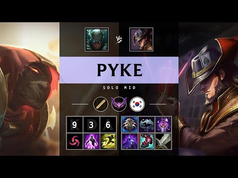 Pyke Mid vs Twisted Fate - KR Master Patch 25.14