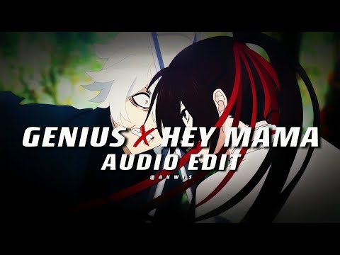 genius x hey mama - LSD, David Guetta, Nicki Minaj, Bebe Rexha & Afrojack ♪ edit audio ♪