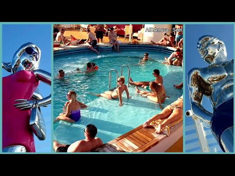 Am Seetag ist Party am Pooldeck / AIDAnova