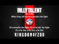Billy Talent Kingdom Of Zod Lyrics 
