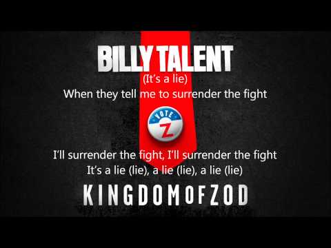 Billy Talent   Kingdom Of Zod Lyrics