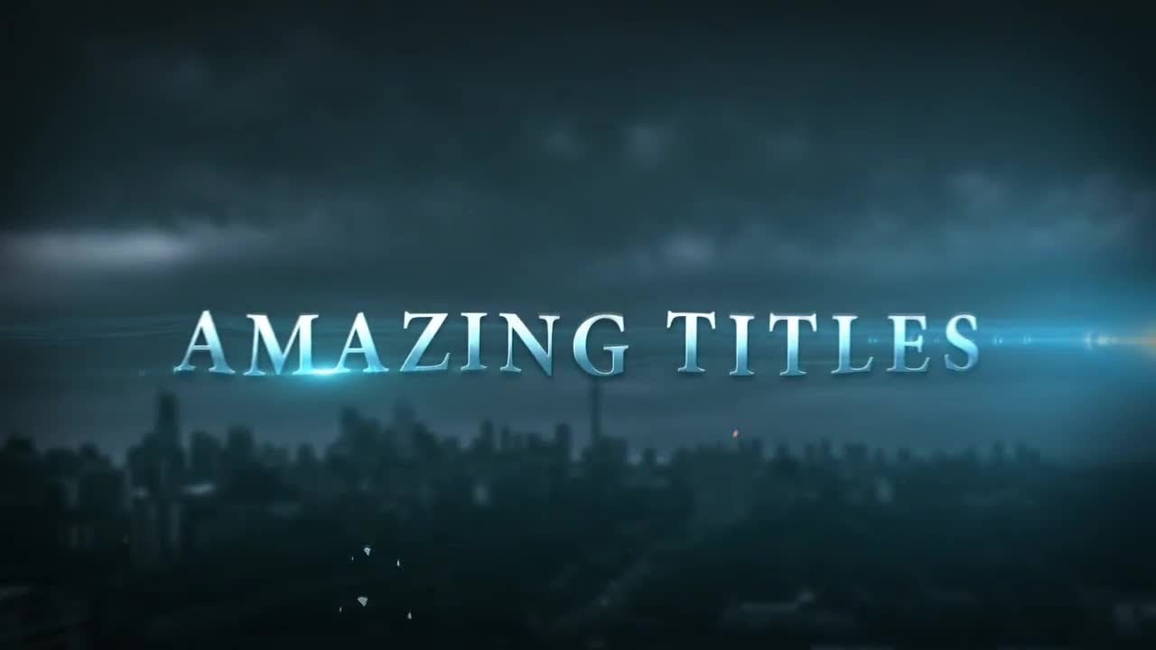 Epic Cinematic Trailer Titles After Effects Templates