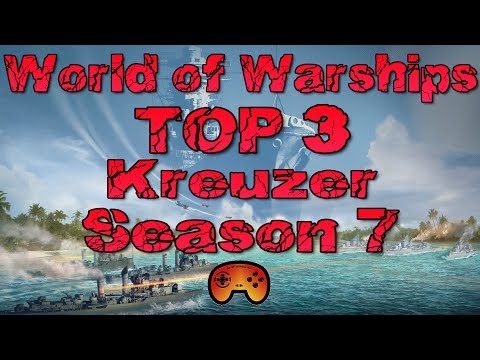 Top 3 Kreuzer für die Season 7 Ranked in World of Warships - Gameplay - German/Deutsch