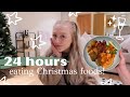 ONLY EATING CHRISTMAS FOODS FOR 24 HOURS | EMILY ROSE