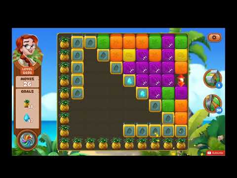 Lost Island Blast Adventure Level 1491 NO BOOSTERS - A S GAMING ✔