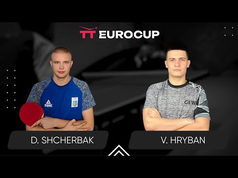 10:45 Denys Shcherbak - Vadym Hryban 26.12.2023 TT Euro.Cup Ukraine STAR.TABLE 3