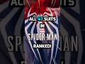 Ranking All 47 Suits In Marvel S Spider Man In Under 60 Seconds