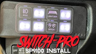 NO MORE MESSY WIRES UNDER THE HOOD OF MY 3RD GEN TACOMA!! SWITCH-PRO SP9100. Part 2