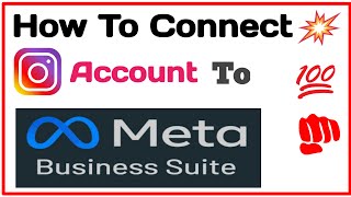 Connect Facebook Page and Instagram Account in Meta in Meta Business Suite