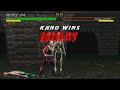 Hack UMK3 T E Arcade Just Frame Edition Kano