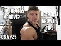 Q&A #25 - Have my Legs Improved Enough? - Rear Delt Tips - Training Twice a Day?