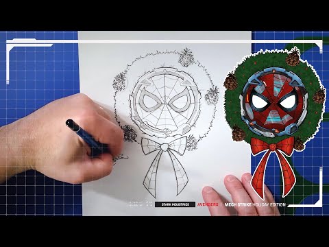 Avengers Mech Strike Draw! Holiday Spider-Man Icon