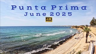 Punta Prima, Orihuela Costa, Costa Blanca, Spain. Monday Morning Promenade Walking Tour [4K view] 🇪🇸