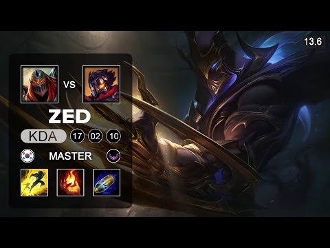 Zed vs Viktor Mid - KR Master - Patch 13.6 Season 13