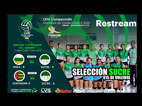 SUCRE  A vs SANTANDER A- LVS - Femenino