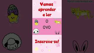 VAMOS APRENDER A LER. #abcd #aprenderaler