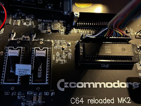 C64 MK2 mit ARM2SID Twin-SID Kombi spielt Game of Thrones 2SID Demo