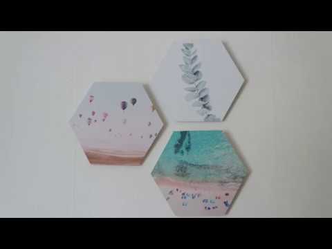Beautiful Wall Decor Hexagonal Diy Frame