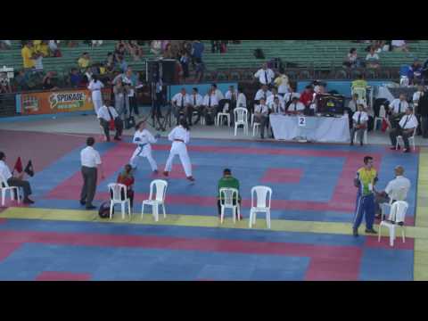 2016 Pan Am Junior  -54 Kg Cadet Female Kumite Jaqueline Santana MEX vs Gwyndoline Tingey BOL