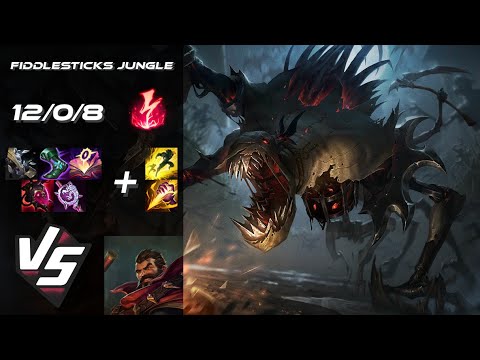 JUNGLE Fiddlesticks vs Graves - NA Grandmaster Patch 14.19