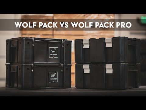 Front Runner Wolfpack vs Wolfpack Pro - The Perfect Camping/Overlanding Storage Bins!