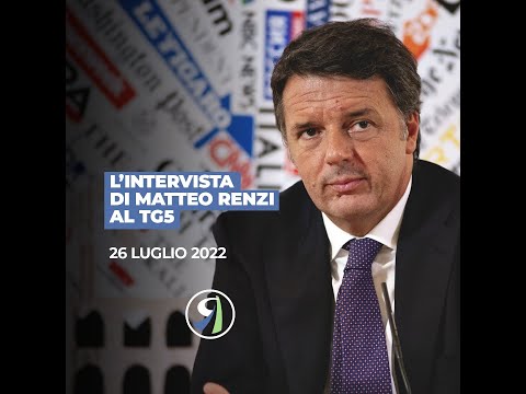 L'intervista al Tg5 | 26/07/2022