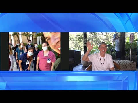 エレンのプロデューサーが看護師の妻＆同僚を驚かせる (Ellen’s Producer Surprises Nurse Wife & Her Co-Workers)