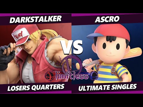 DAT Limitless 2 Top 8 - Darkstalker (Terry) Vs. ascro (Ness) Smash Ultimate - SSBU