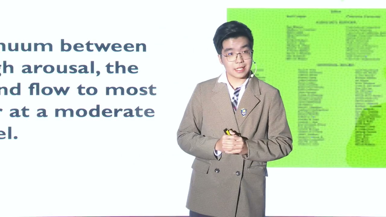 The Psychology and Neuroscience behind FLOW | Peiquan Chen | TEDxRDFIS Youth