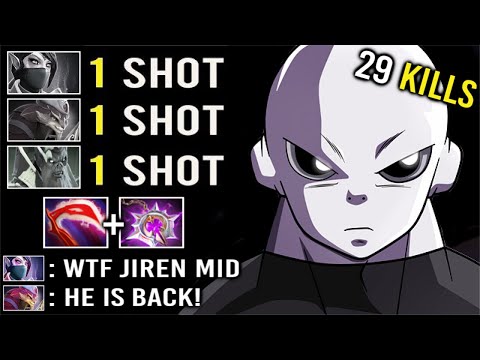 JIREN MID IS BACK! Crazy 1 Shot Kill Imba Super Punch JUKE and KILL GOD Top Ranked MVP Dota 2