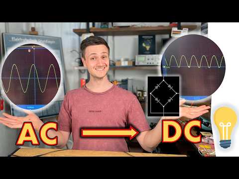 GLEICHRICHTUNG endlich verstehen - Vollbrückengleichrichter einfach erklärt