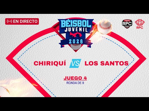 EN VIVO | BÉISBOL JUVENIL | Chiriquí vs Los Santos, juego 4 de la Serie de Ocho