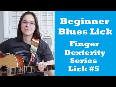 Easy Blues Lick Guitar Lesson - Finger Dexterity Series Lick #5