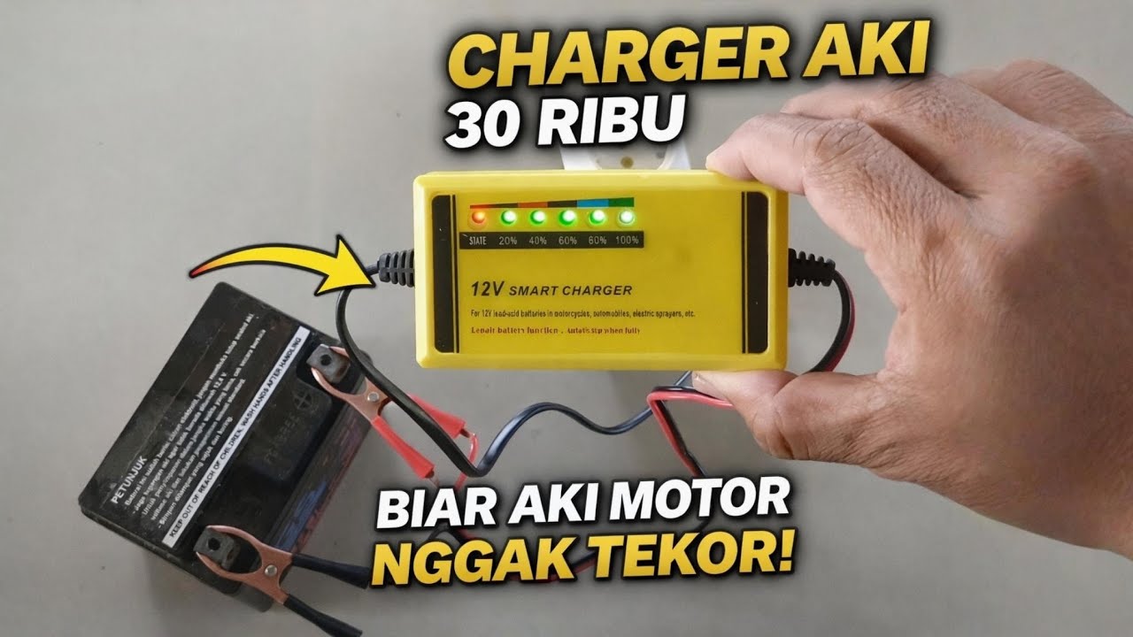 Tes Charger Aki Motor Harga 30 Ribuan Beli Online 