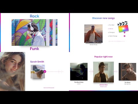 Music Slideshow Modular Template for Apple Motion & FCPX - MotionVFX