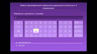 How To Set Roku Developer Password - (Probably outdated in 2022 and beyond)