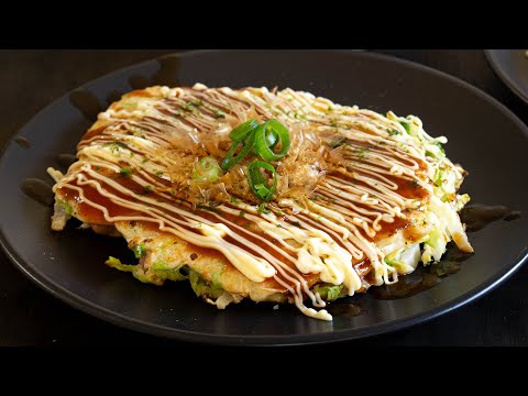 How to Make Okonomiyaki - Japanese Savoury Pancakes