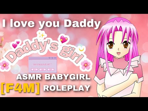 Babygirl gives Daddy attention ASMR [F4M] [RP] [REVERSE DDLG][FSub] [Reverse Comfort]