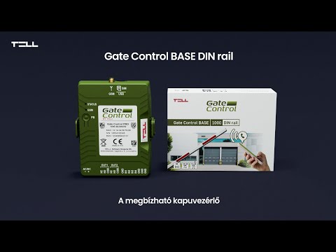 Gate Control BASE 1000 DIN rail bemutató videó