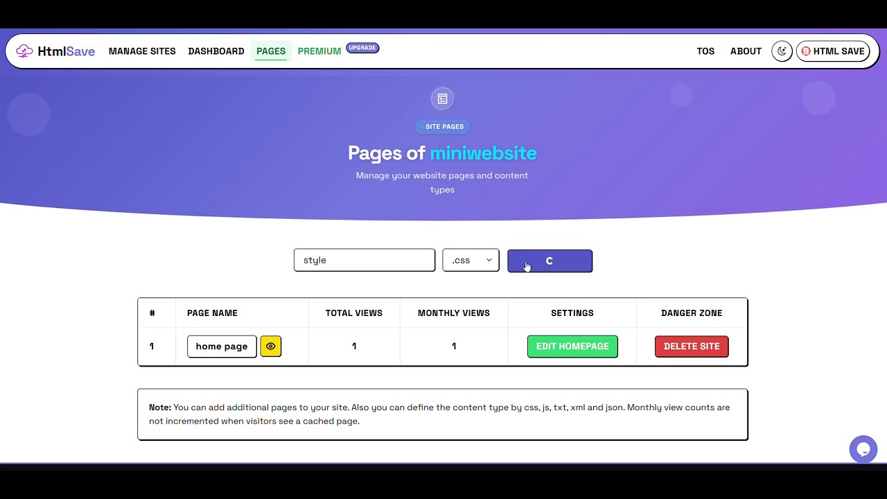 HTML Save Tutorial Video
