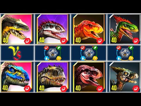 SUPERSAURUS TOURNAMENT ALL DINOSAURUS GEN 1, GEN 2 PVP | JURASSIC WORLD THE GAME