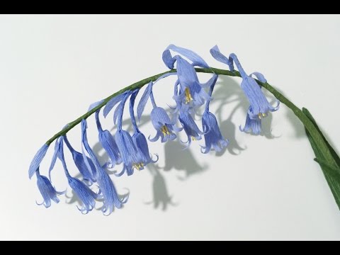 ABC TV | How To Make Bluebells Paper Flowers From Crepe Paper - Craft Tutorial