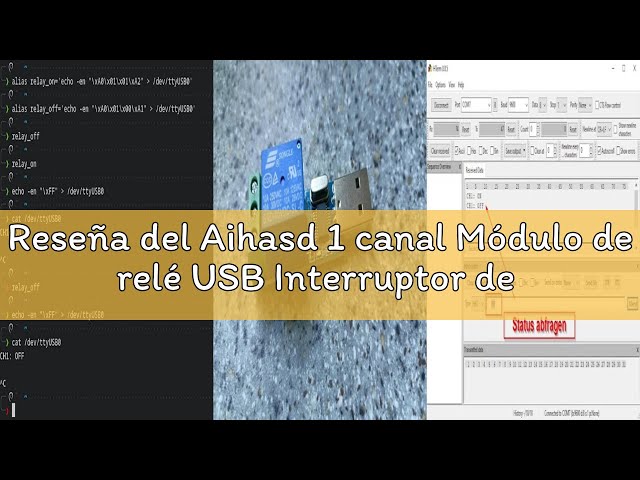 Vídeo relacionado con ARCELI LCUS-1 Módulo de relé USB inteligente USB Interruptor de control USB