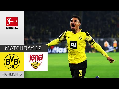 Borussia Dortmund - VfB Stuttgart 2-1 | Highlights | Matchday 12 – Bundesliga 2021/22