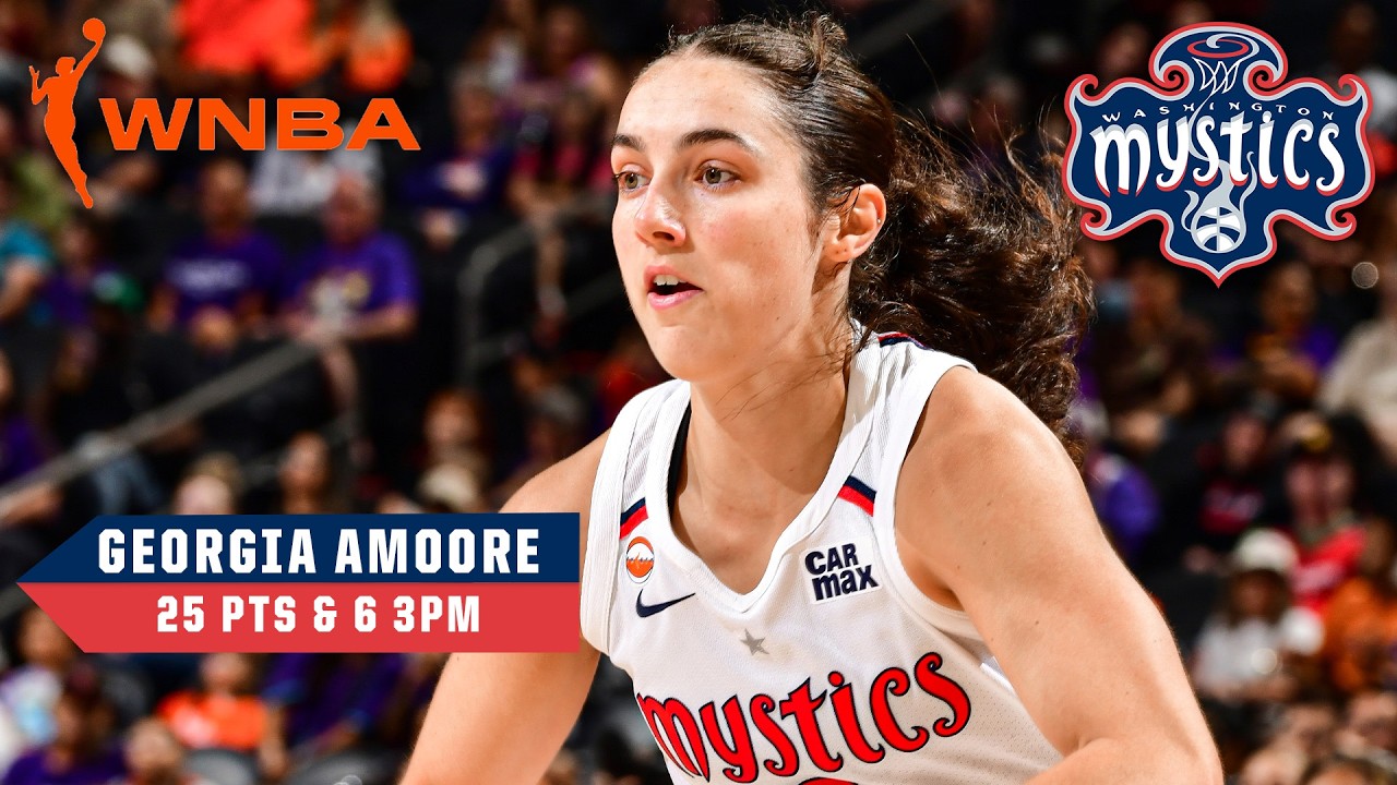 Georgia Amoore drops CAREER-HIGH 25 PTS & 6 3PM in Mystics' win vs. Mercury | WNBA on ESPN