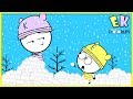 Snow Ball Fight Emma Vs Kate EK Doodles Funny Animation