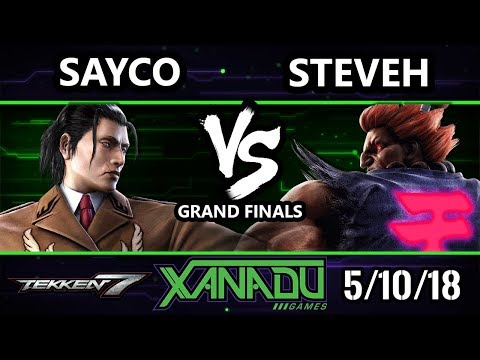 F@X 249 Tekken 7 - Sayco (Dragunov) Vs. steveh [L] (Akuma Tekken) - T7 Grand Finals