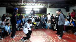 Shut up n dance all-style prelim: Funky Kids(Lil&#39;Hero and Kenini) vs Kepi and Smooth